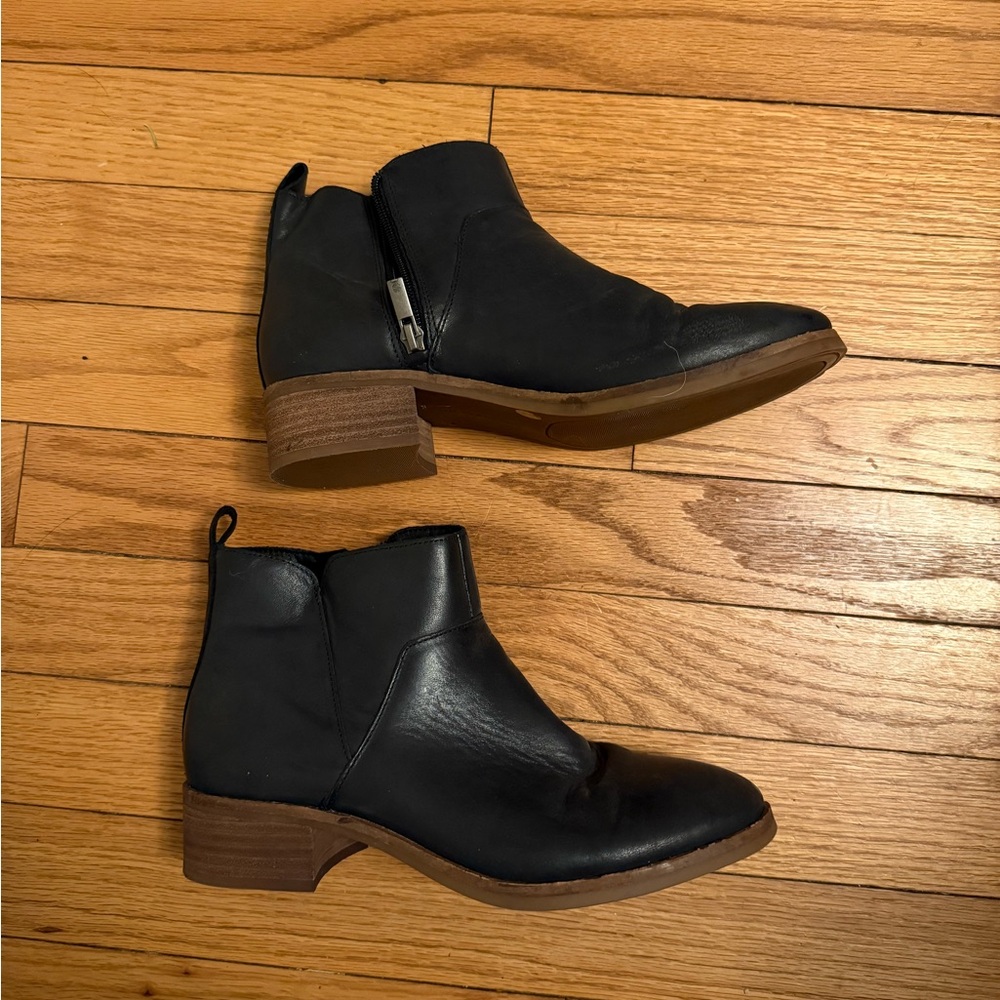 Lucky Brand Black Ankle Booties